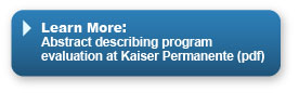 Learn more: abstract describing program evaluation at Kaiser Permanente